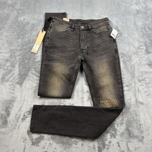 Ksubi Van Winkle Kingdom Repair Black Skinny Jeans Mens Size 29x32